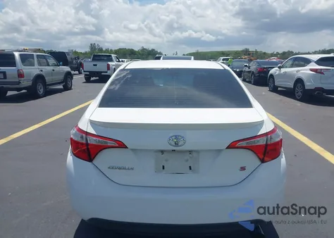 2014 Toyota Corolla S z USA, uszkodzony, nr VIN 2T1BURHE4EC151812